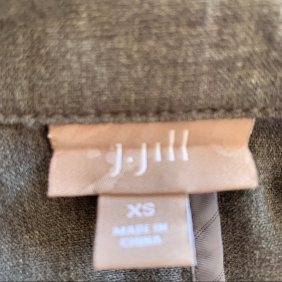 J. Jill Blazer Jacket XS Grey Lightweight - Picture 10 of 13